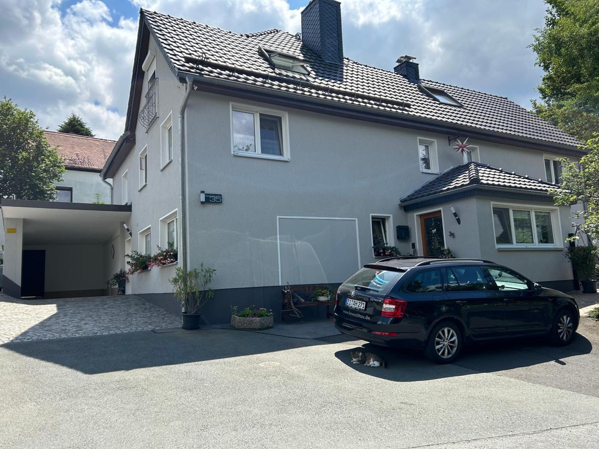 Ferienhaus Zittau Oberlausitz & Ferienwohnung Am Hamann Berg Buitenkant foto
